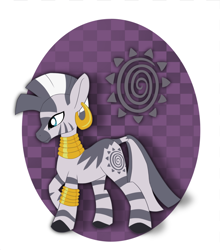 Size: 900x1024 | Tagged: safe, artist:batlover800, character:zecora, species:zebra, g4, abstract background, female, solo