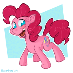 Size: 800x800 | Tagged: safe, artist:frostadflakes, artist:shenanigan, character:pinkie pie, female, solo