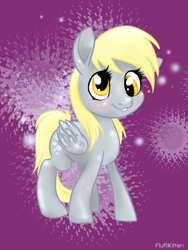 Size: 720x960 | Tagged: safe, artist:fluffikitten, character:derpy hooves, species:pegasus, species:pony, bucktooth, female, mare, solo