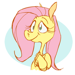 Size: 500x500 | Tagged: safe, artist:frostadflakes, character:fluttershy, female, solo