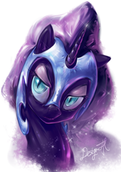 Size: 620x881 | Tagged: safe, artist:php94, character:nightmare moon, character:princess luna, female, head, solo