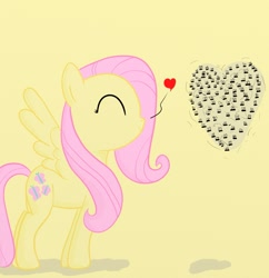 Size: 1105x1140 | Tagged: safe, artist:dennyhooves, character:fluttershy, fly, heart