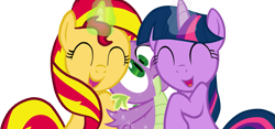 Size: 1097x515 | Tagged: safe, artist:sofilut, edit, character:spike, character:sunset shimmer, character:twilight sparkle, species:dragon, species:pony, species:unicorn, ship:sunsetspike, ship:twispike, cuddling, cute, eyes closed, female, gang hape, glowing horn, group hug, hape, horn, hug, hug from behind, hundreds of users filter this tag, love, love triangle, magic, male, mare, open mouth, personal space invasion, shimmerbetes, shipping, simple background, snuggling, spike gets all the mares, spikelove, straight, telekinesis, transparent background, twiabetes, vector