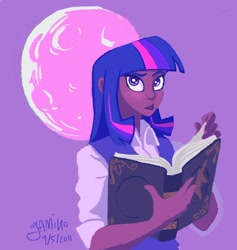 Size: 804x847 | Tagged: safe, artist:yamino, character:twilight sparkle, species:human, dark skin, female, humanized, indian, solo