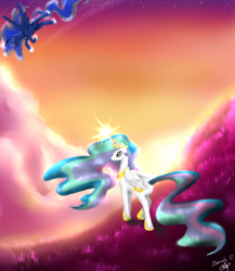 Size: 2000x2300 | Tagged: safe, artist:daughter-of-fantasy, character:princess celestia, character:princess luna, species:alicorn, species:pony, high res