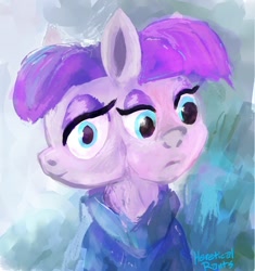 Size: 1280x1362 | Tagged: safe, artist:hereticalrants, character:maud pie, daily maud, female, fine art parody, janus, solo, tai-shan schierenberg