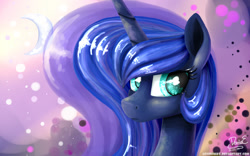 Size: 1680x1050 | Tagged: safe, artist:andyfirelife, character:princess luna, female, solo