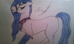 Size: 3264x1952 | Tagged: safe, artist:andrew.a., character:amira, g4, saddle arabia, solo, traditional art