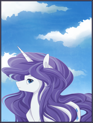 Size: 770x1020 | Tagged: safe, artist:captivelegacy, character:rarity, female, solo