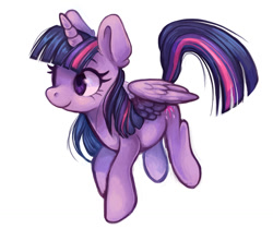 Size: 900x793 | Tagged: safe, artist:miikanism, character:twilight sparkle, character:twilight sparkle (alicorn), species:alicorn, species:pony, female, mare, simple background, solo
