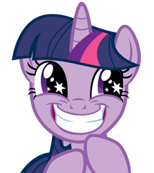 Size: 3575x4000 | Tagged: safe, artist:atomicgreymon, character:twilight sparkle, character:twilight sparkle (unicorn), species:pony, species:unicorn, female, grin, mare, rapeface, reaction image, rubbing hooves, simple background, smiling, solo, squee, starry eyes, transparent background, vector, wingding eyes