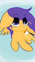 Size: 720x1280 | Tagged: safe, artist:wavepon, oc, oc only, oc:sunfall, species:pegasus, species:pony, /foe/, flying, solo