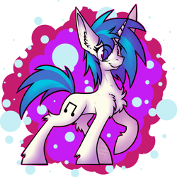 Size: 1180x1173 | Tagged: safe, artist:dr-idiot, artist:php122, character:dj pon-3, character:vinyl scratch, species:pony, species:unicorn, collaboration, colors, female, happy, pose, smiling, solo