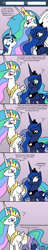 Size: 1280x6614 | Tagged: safe, artist:atomic-chinchilla, character:princess celestia, character:princess luna, character:shining armor, ..., ask, ask female shining armor, gleaming shield, laughing, rule 63, scrunchy face, tumblr