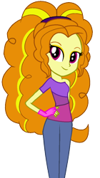 Size: 548x978 | Tagged: safe, artist:trixiesparkle63, character:adagio dazzle, my little pony:equestria girls, female, redesign, solo