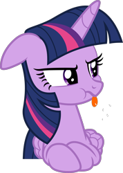 Size: 4279x6000 | Tagged: safe, artist:aethon056, character:twilight sparkle, character:twilight sparkle (alicorn), species:alicorn, species:pony, episode:made in manehattan, g4, my little pony: friendship is magic, .svg available, absurd resolution, cute, female, grumpy twilight, immature, mare, raspberry, simple background, solo, transparent background, vector