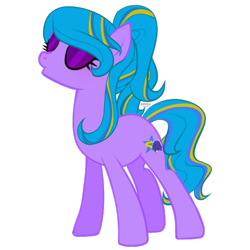 Size: 546x546 | Tagged: safe, artist:sheeppiss, base used, oc, oc only, oc:azul cheers, species:earth pony, species:pony, canterlot, cheerleader