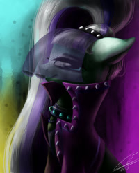 Size: 800x1000 | Tagged: safe, artist:yummiestseven65, character:coloratura, character:countess coloratura, episode:the mane attraction, g4, my little pony: friendship is magic, 2015, clothing, female, looking at you, ponytail, signature, solo