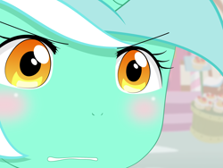 Size: 2675x2009 | Tagged: safe, artist:yuki endo, character:lyra heartstrings, species:anthro, ambiguous facial structure, face, gununu, high res, meme, reaction image