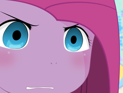 Size: 2675x2009 | Tagged: safe, artist:yuki endo, character:pinkamena diane pie, character:pinkie pie, species:anthro, ambiguous facial structure, face, gununu, high res, meme, reaction image