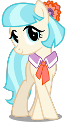 Size: 3658x6820 | Tagged: safe, artist:itv-canterlot, character:coco pommel, .ai available, .svg available, cocobetes, cute, female, looking at you, simple background, smiling, solo, transparent background, vector