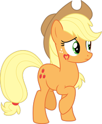 Size: 4941x6000 | Tagged: safe, artist:aethon056, character:applejack, species:earth pony, species:pony, episode:the mane attraction, g4, my little pony: friendship is magic, .svg available, absurd resolution, female, freckles, hoofsies, mare, simple background, solo, transparent background, vector