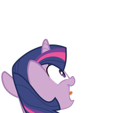 Size: 3500x3100 | Tagged: safe, artist:ethaes, character:twilight sparkle, episode:the crystal empire, g4, my little pony: friendship is magic, female, open mouth, simple background, solo, tongue out, transparent background, vector