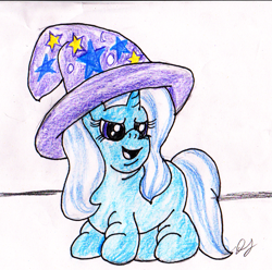 Size: 989x981 | Tagged: safe, artist:thegreatmewtwo, character:trixie, species:pony, species:unicorn, big, double chin, fat, female, mare, missing cutie mark, solo