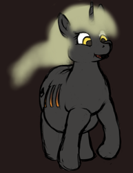 Size: 761x988 | Tagged: safe, artist:stonershy, oc, oc only, oc:boiler horse, boiler, chubby, coal, object pony, original species, ponified, solo, steam engine