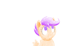 Size: 801x481 | Tagged: safe, artist:hipster-ponies, character:scootaloo, species:pony, female, flockdraw, solo, wings