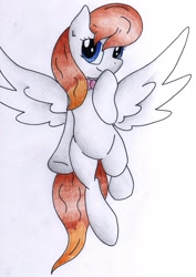 Size: 2145x3037 | Tagged: safe, artist:coffytacotuesday, oc, oc only, oc:melody breeze, species:pegasus, species:pony, bow tie, female, mare, solo, traditional art