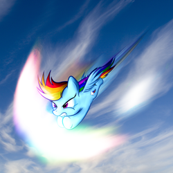 Size: 2000x2000 | Tagged: safe, artist:n1de, character:rainbow dash, female, flying, solo