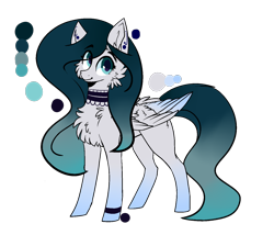 Size: 1400x1200 | Tagged: safe, artist:ohsushime, oc, oc only, species:pegasus, species:pony, cheek fluff, chest fluff, female, fluffy, mare, reference sheet, solo