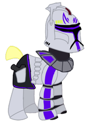 Size: 506x722 | Tagged: safe, artist:ripped-ntripps, species:pony, captain rex, clone, clone trooper, clone wars, crossover, ponified, simple background, solo, star wars, transparent background