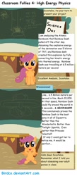 Size: 900x2068 | Tagged: safe, artist:birdco, character:scootaloo, species:pegasus, species:pony, chalkboard, classroom follies, comic, female, filly, solo