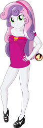 Size: 915x2700 | Tagged: safe, artist:rexpony, character:sweetie belle, my little pony:equestria girls, clothing, female, high heels, older, older sweetie belle, sandals, shoes, simple background, smiling, solo, transparent background, vector