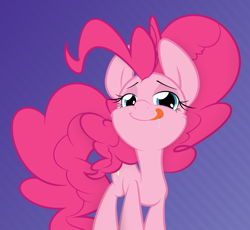 Size: 6000x5519 | Tagged: safe, artist:hourglass-vectors, artist:leadhooves, character:pinkie pie, species:pony, ponyscape, .svg available, absurd resolution, female, inkscape, kitchen eyes, solo, tongue out, vector, vector trace