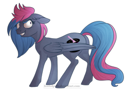 Size: 984x718 | Tagged: safe, artist:frostedpuffs, oc, oc only, oc:running riot, species:pegasus, species:pony, female, mare, simple background, solo, transparent background
