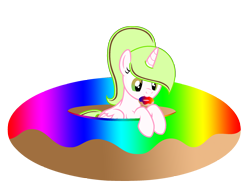 Size: 2116x1584 | Tagged: safe, artist:duyguusss, base used, oc, oc only, oc:dakota chaos, species:alicorn, species:pony, donut, female, food, mare, mouth hold, simple background, solo, transparent background