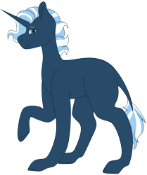 Size: 3016x3600 | Tagged: safe, artist:midnight-drip, oc, oc only, oc:kalypso, parent:nightmare moon, parent:trixie, species:pony, species:unicorn, high res, magical lesbian spawn, male, offspring, raised hoof, simple background, solo, stallion, white background