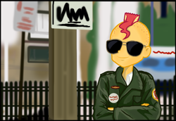Size: 2551x1757 | Tagged: safe, artist:derpyramone, character:sunset shimmer, species:human, my little pony:equestria girls, alternate hairstyle, crossed arms, crossover, movie, movie scene, parody, sunglasses, taxi driver