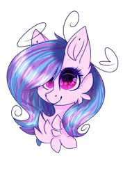 Size: 1000x1414 | Tagged: safe, artist:ohsushime, oc, oc only, oc:elizabeth, species:pony, bust, chest fluff, female, mare, portrait, simple background, solo, transparent background