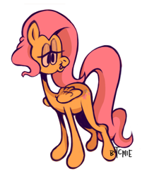 Size: 3501x4200 | Tagged: safe, artist:bitchiie, character:fluttershy, species:pegasus, species:pony, faec, female, lidded eyes, mare, simple background, solo, white background