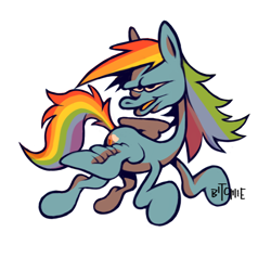 Size: 4200x4200 | Tagged: safe, artist:bitchiie, character:rainbow dash, species:pegasus, species:pony, absurd resolution, faec, female, flying, mare, simple background, solo, white background