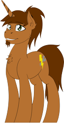 Size: 1788x3430 | Tagged: safe, artist:wcnimbus, oc, oc only, oc:coppercore, species:pony, species:unicorn, 2018 community collab, derpibooru community collaboration, male, simple background, stallion, standing, transparent background