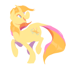 Size: 640x586 | Tagged: safe, artist:bananasmores, character:brights brightly, g3, female, solo