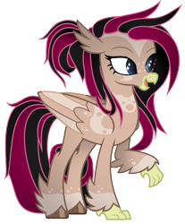 Size: 1285x1549 | Tagged: safe, artist:thecreativeenigma, base used, oc, oc only, species:classical hippogriff, species:hippogriff, eye shimmer, feathered fetlocks, female, show accurate, simple background, solo, transparent background
