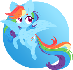 Size: 4000x3845 | Tagged: safe, artist:belka-sempai, character:rainbow dash, species:pegasus, species:pony, cute, cutie mark, dashabetes, female, hooves, lineless, looking away, looking up, mare, simple background, smiling, solo, spread wings, transparent background, wings