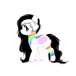 Size: 512x512 | Tagged: safe, artist:sugarplanets, oc, oc only, species:pegasus, species:pony, female, mare, simple background, solo, transparent background, two toned wings