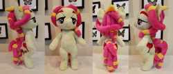 Size: 1023x441 | Tagged: safe, artist:plushypuppy, character:tree hugger, species:earth pony, species:pony, anthro plushie, bipedal, female, irl, mare, photo, plushie, solo, standing